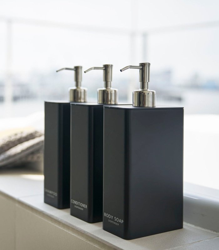 Rectangle Dispenser Bundle - Shampoo, Conditioner, and Body Soap - FCHF CITY
