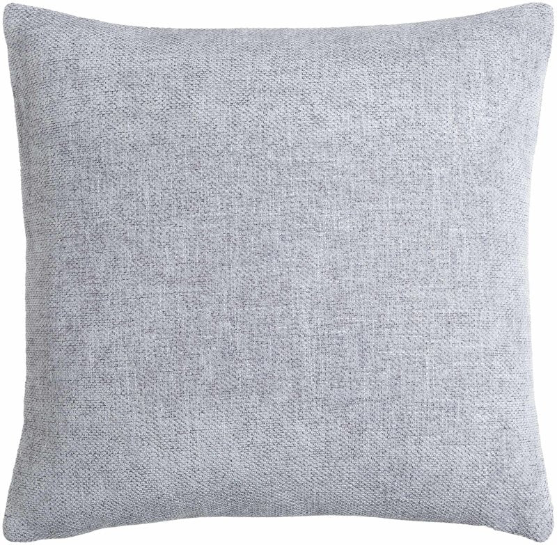 Reijo Silver & Blue Linen Look Accent Pillow - FCHF CITY