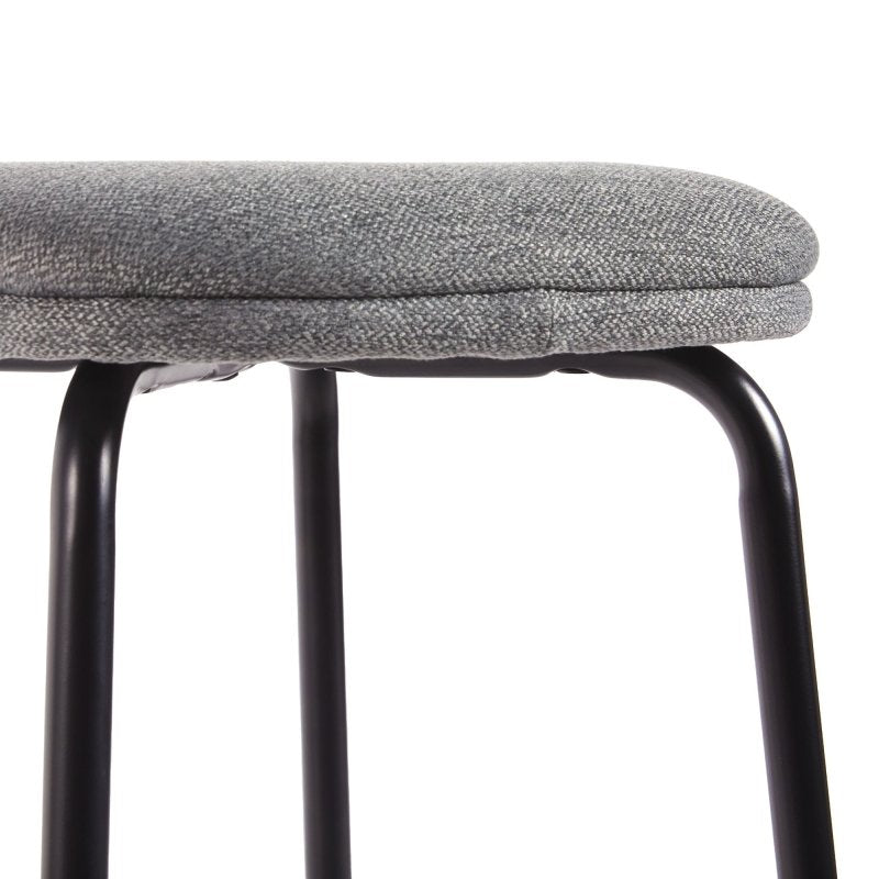 Roan Counter Stool with Upholstered Seat, Set of 2 - FCHF CITY