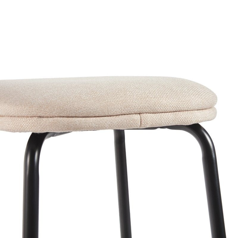 Roan Counter Stool with Upholstered Seat, Set of 2 - FCHF CITY