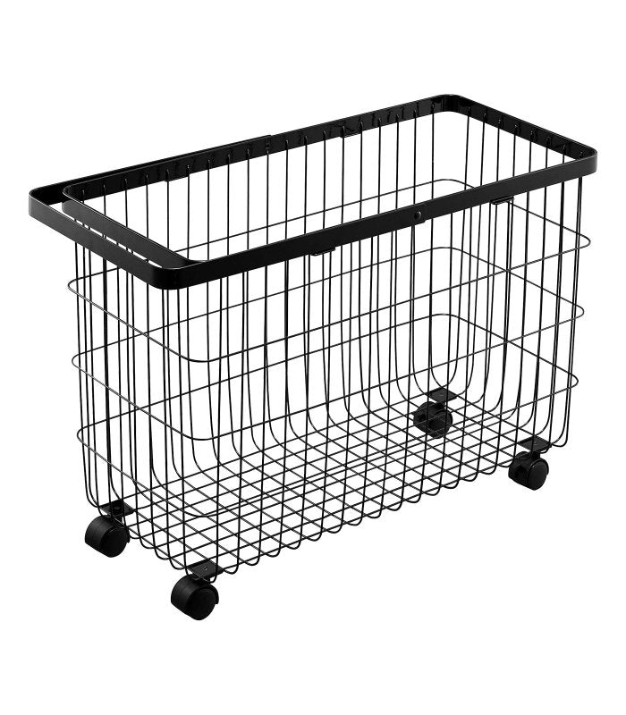 Rolling Wire Basket (14.8" H) - Steel - FCHF CITY