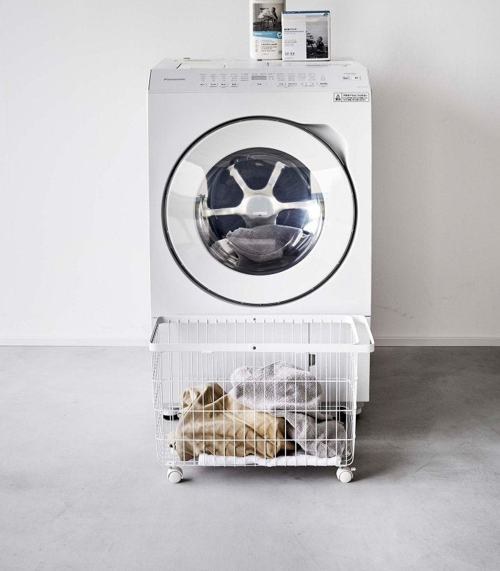 Rolling Wire Basket (14.8" H) - Steel - FCHF CITY