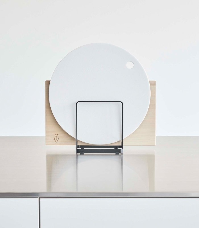 Round Cutting Board Stand - Steel - FCHF CITY