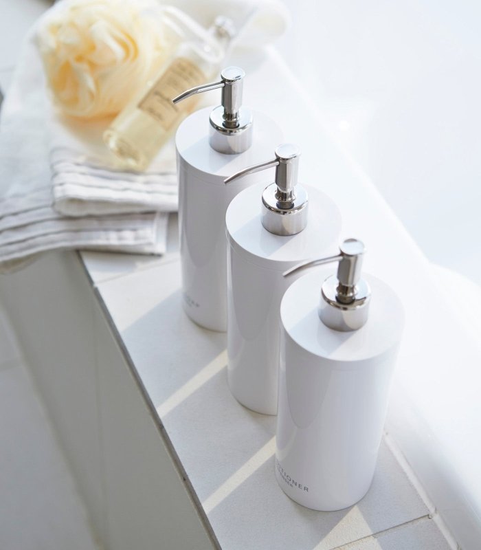 Round Dispenser Bundle - Shampoo, Conditioner, and Body Soap - FCHF CITY