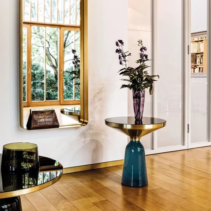 Round Tempered Glass Coffee Table - FCHF CITY