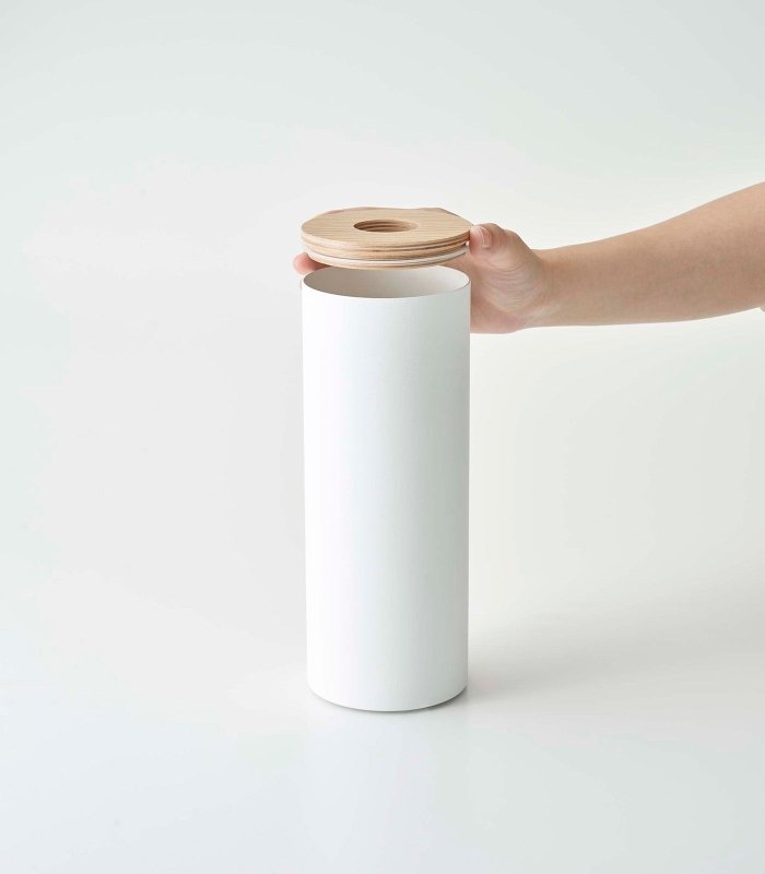 Round Tissue Case - Steel + Wood - FCHF CITY