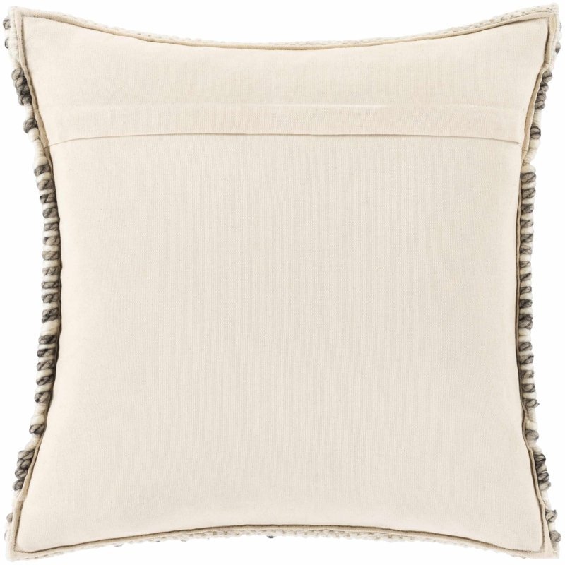 Sagamore Cream Trellis Wool&Cotton Throw Pillow - FCHF CITY