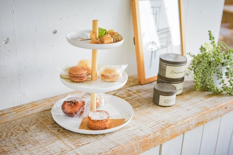 Serving Stand - Steel + Wood - FCHF CITY