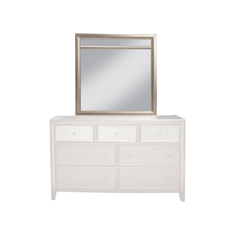 Silver Dreams Mirror, Silver - FCHF CITY