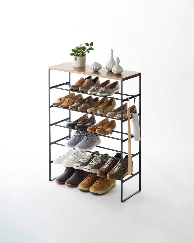 Six - Tier Shoe Rack (34" H) - Steel - FCHF CITY