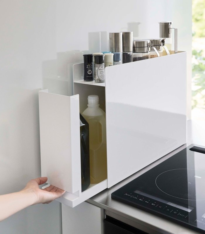 Sliding Drawer Seasoning Rack - Steel - FCHF CITY