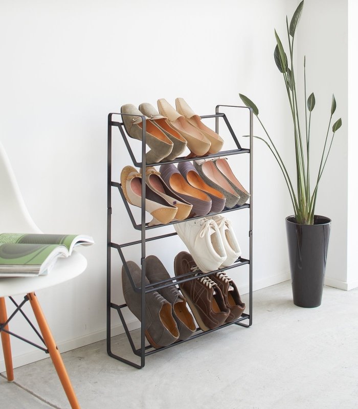 Slim Shoe Rack (31" H) - Steel - FCHF CITY