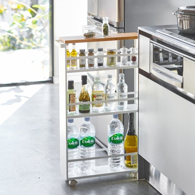 Slim Storage Cart (32" H) - Steel - FCHF CITY