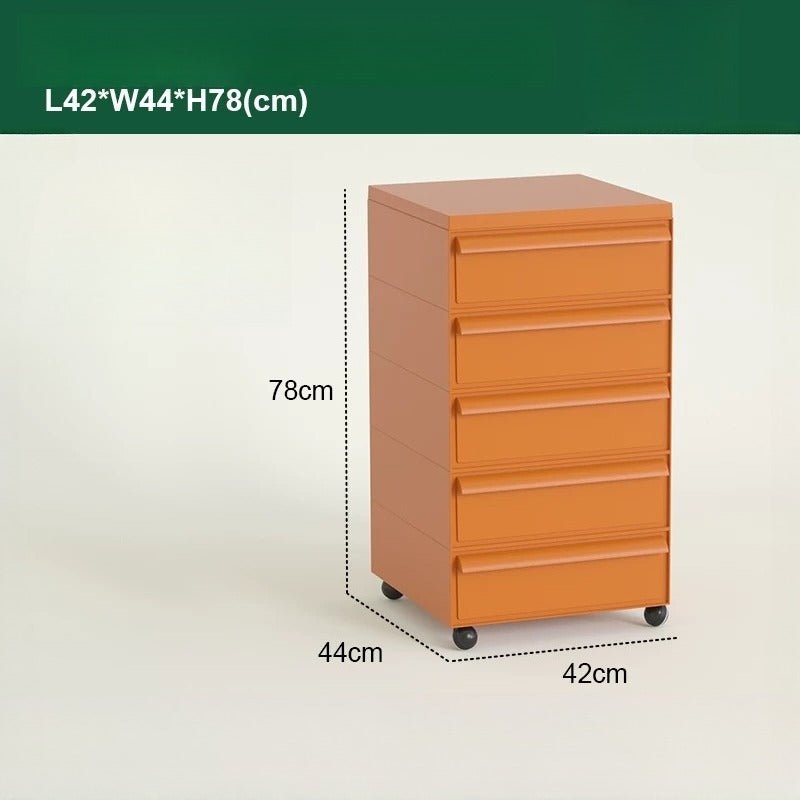 Stackable Mobile Storage Chest, Swivel Casters - FCHF CITY