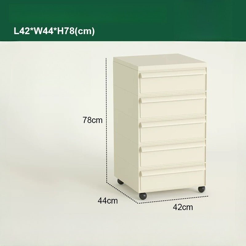Stackable Mobile Storage Chest, Swivel Casters - FCHF CITY
