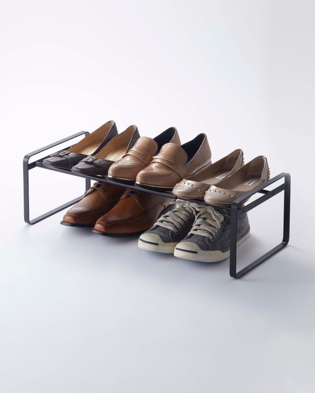 Stackable Shoe Rack (7" H) - Steel - FCHF CITY