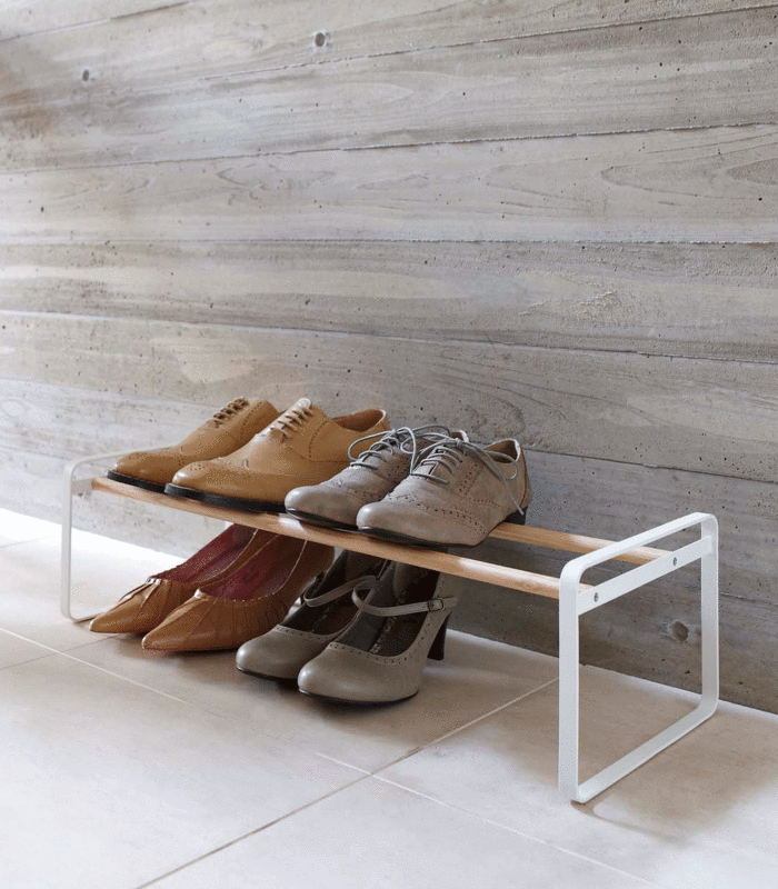 Stackable Shoe Rack (7" H) - Steel - FCHF CITY