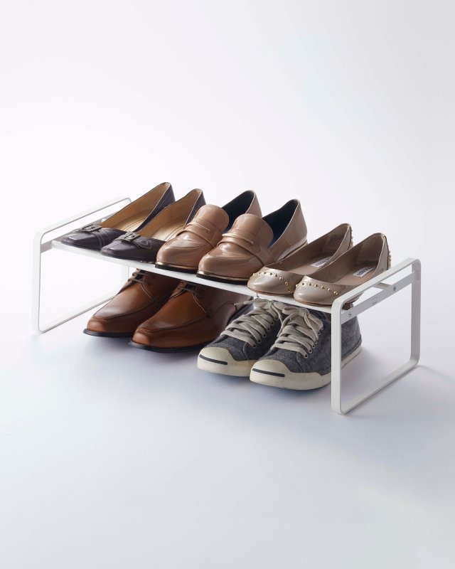 Stackable Shoe Rack (7" H) - Steel - FCHF CITY