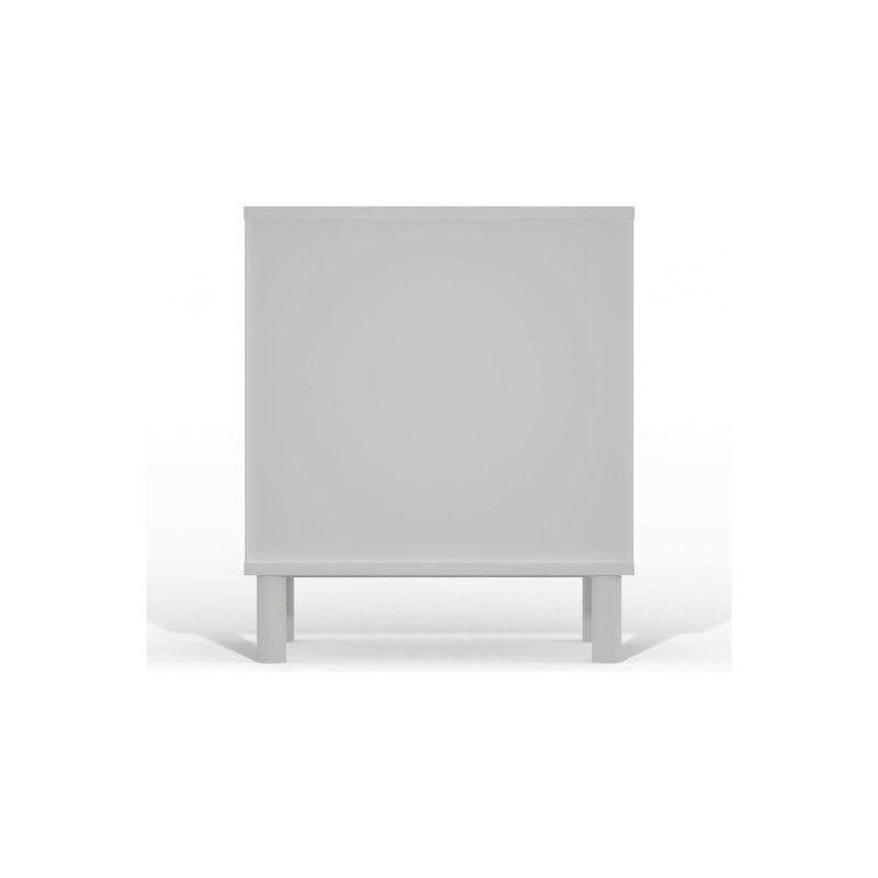 Stapleton One Drawer Nightstand, White - FCHF CITY