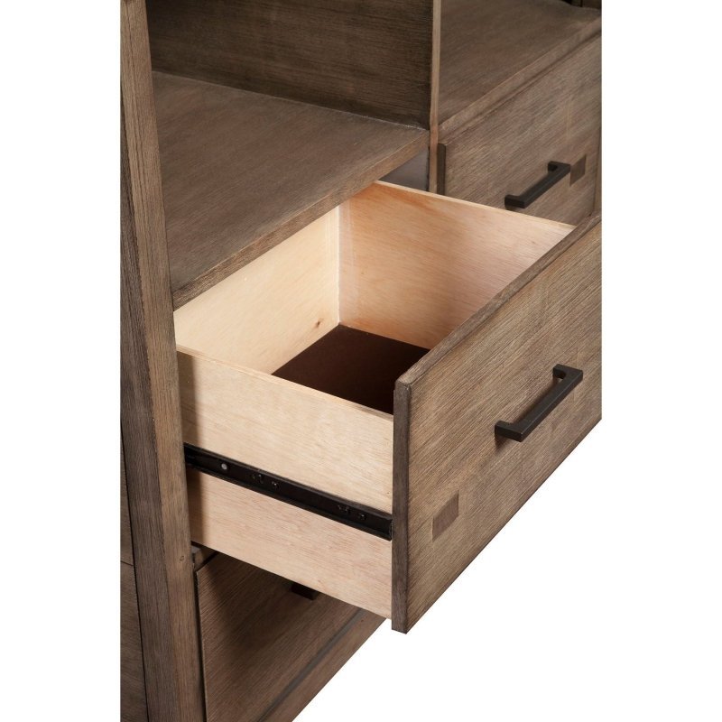 Sydney TV Media Chest, Weathered Grey - FCHF CITY