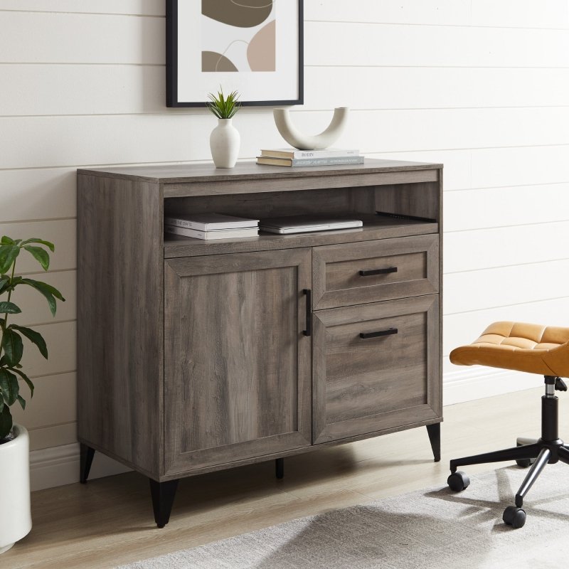 Tate Modern Storage Secretary Desk with Keyboard Tray - FCHF CITY