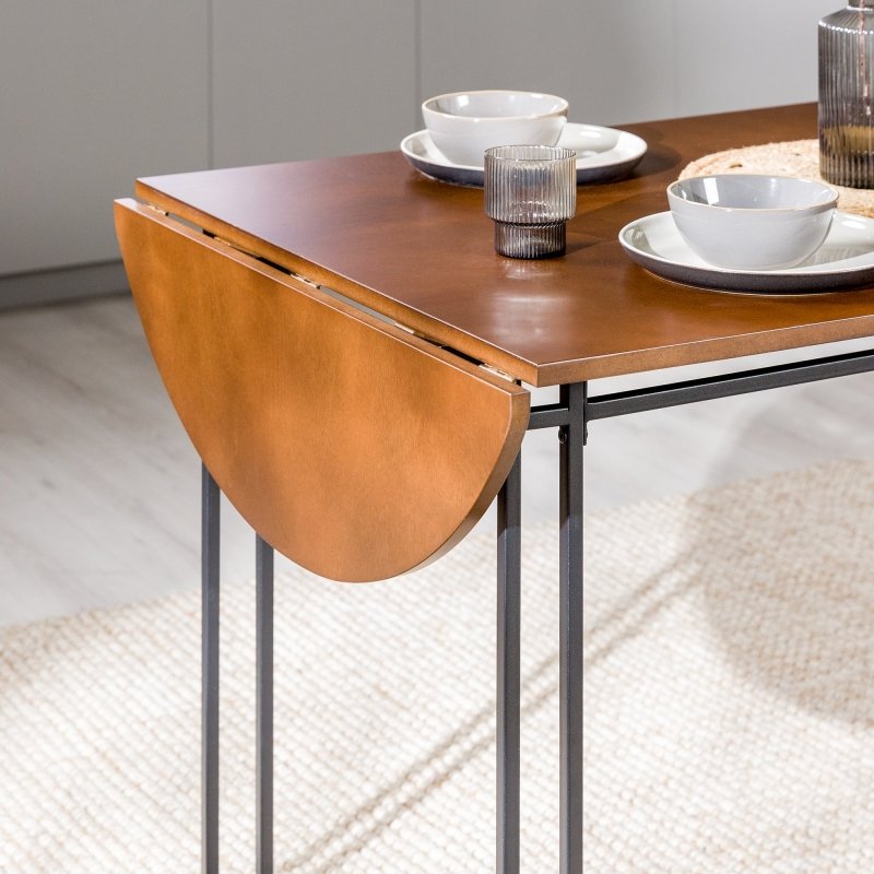 Terra Oval Drop Leaf Dining Table - FCHF CITY