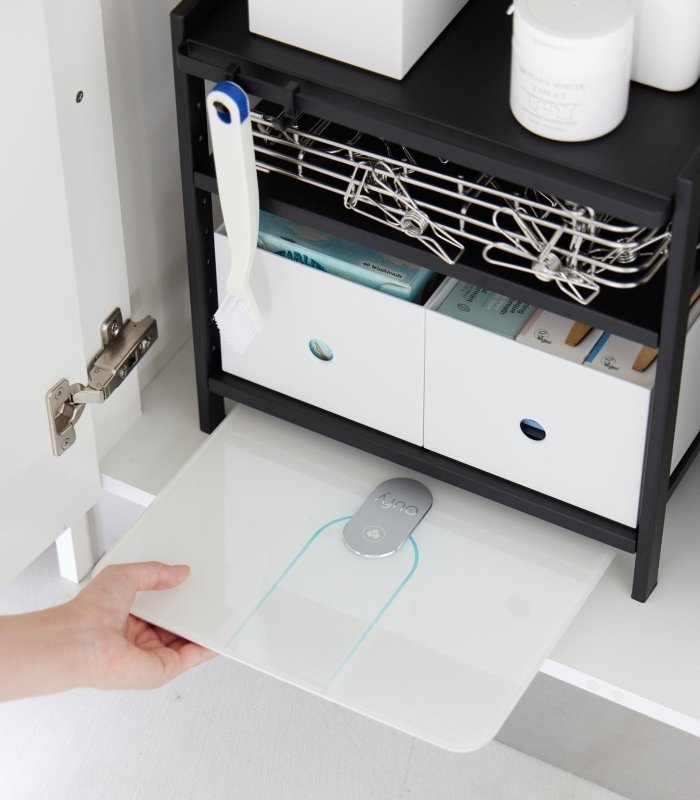 Three - Tier Cabinet Storage Rack (14" H) - Steel - FCHF CITY