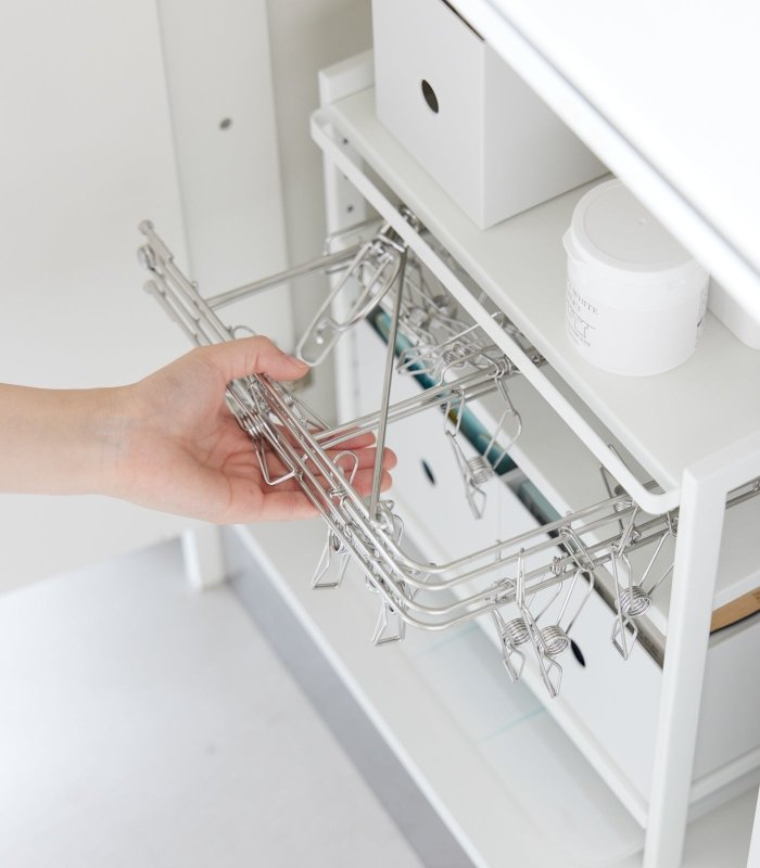 Three - Tier Cabinet Storage Rack (14" H) - Steel - FCHF CITY