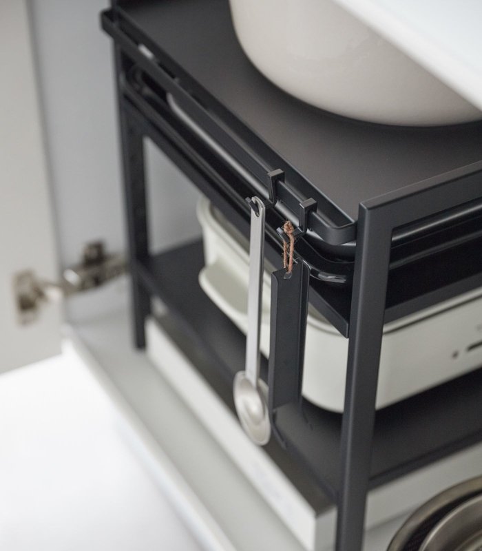 Three - Tier Cabinet Storage Rack (14" H) - Steel - FCHF CITY