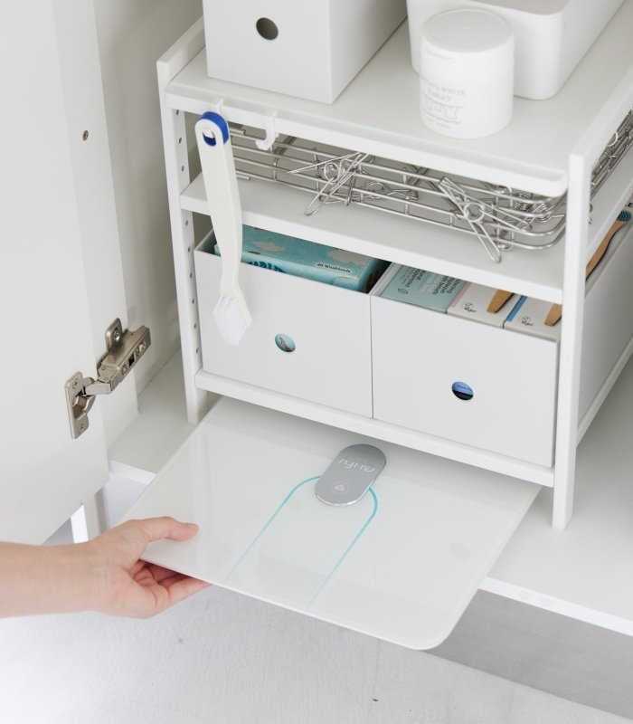 Three - Tier Cabinet Storage Rack (14" H) - Steel - FCHF CITY