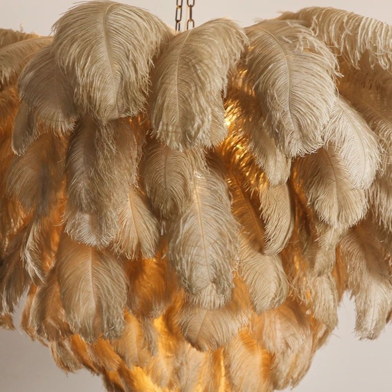 Tieri Feather Chandelier - FCHF CITY