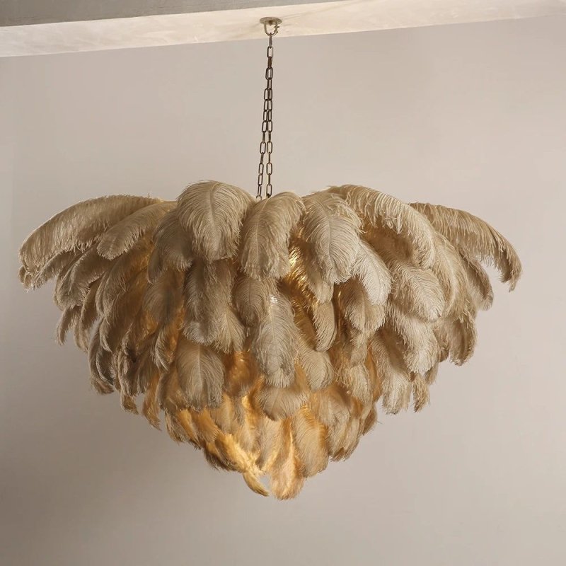 Tieri Feather Chandelier - FCHF CITY