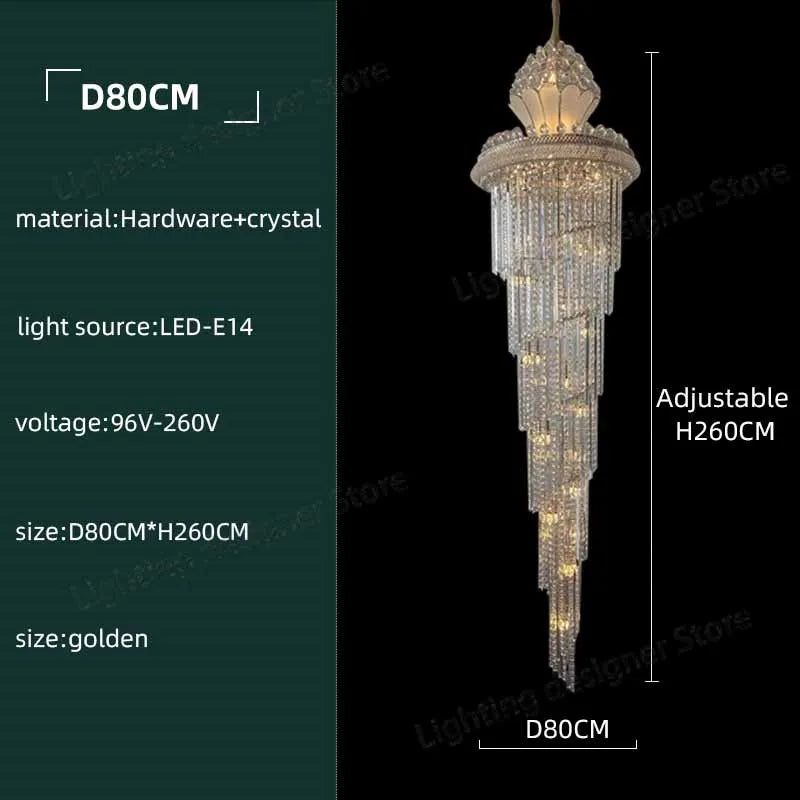 Tirana Crystal Chandelier - FCHF CITY