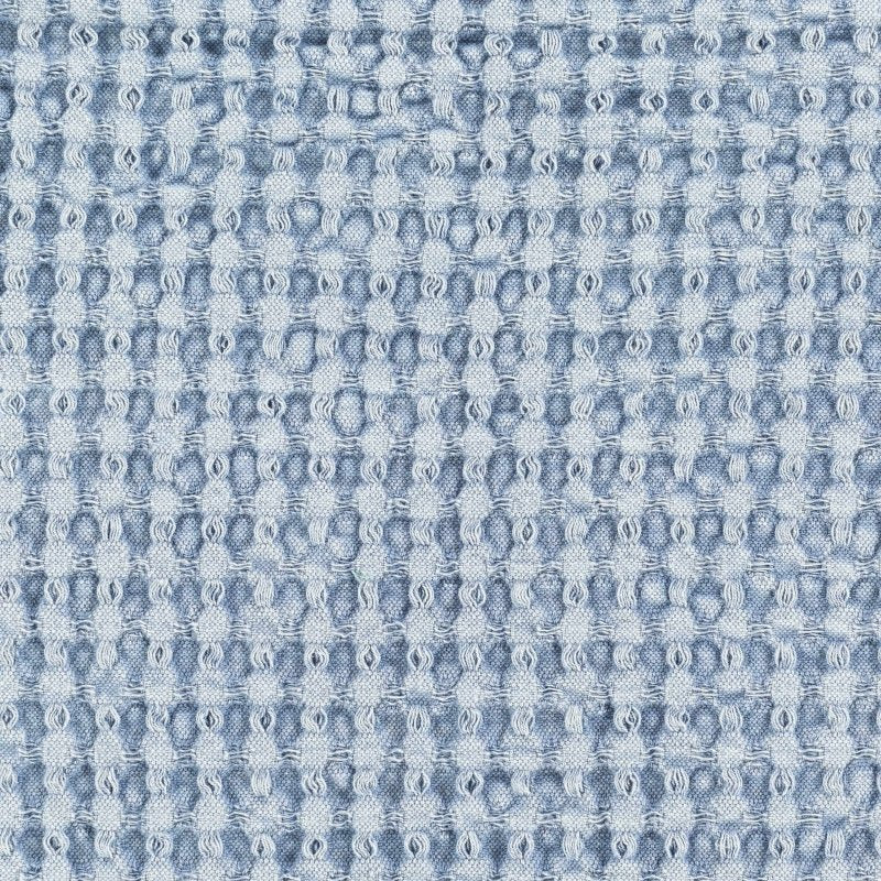 Toodyay Textured Light Blue Square Throw Pillow - FCHF CITY