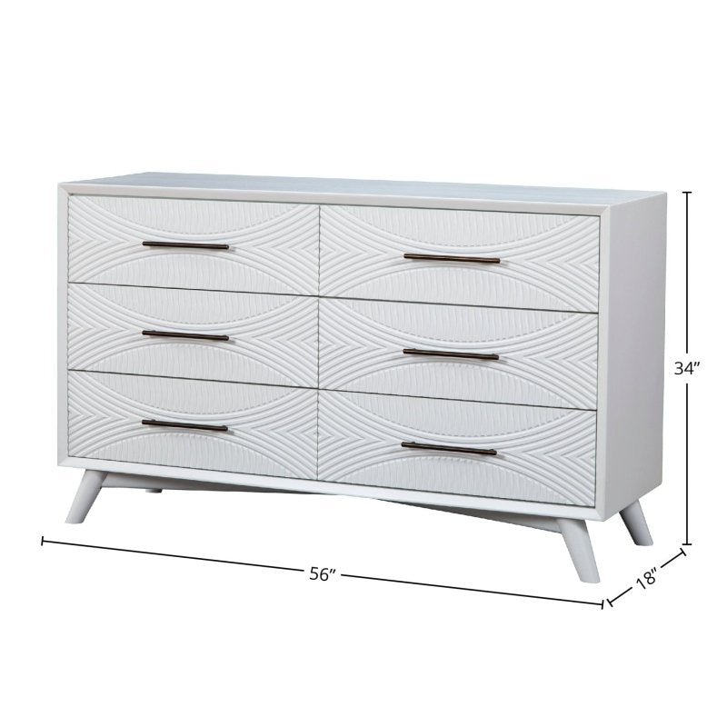 Tranquility Dresser, White - FCHF CITY