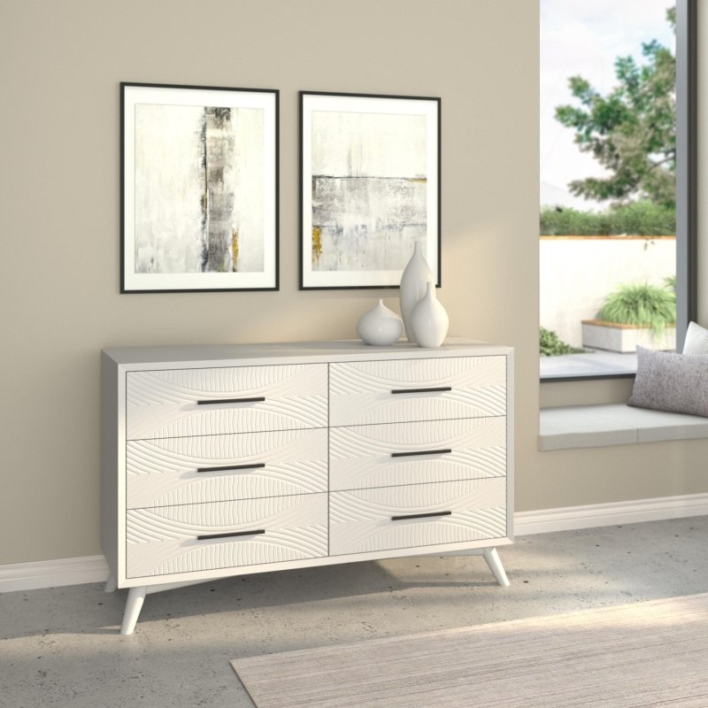 Tranquility Dresser, White - FCHF CITY