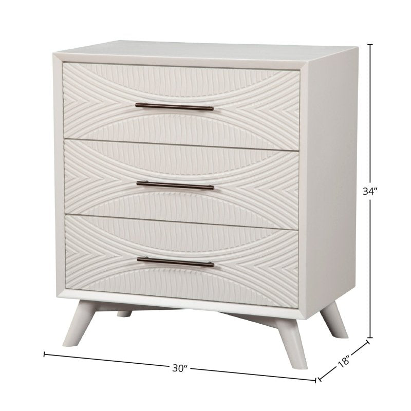 Tranquility Small Chest, White - FCHF CITY