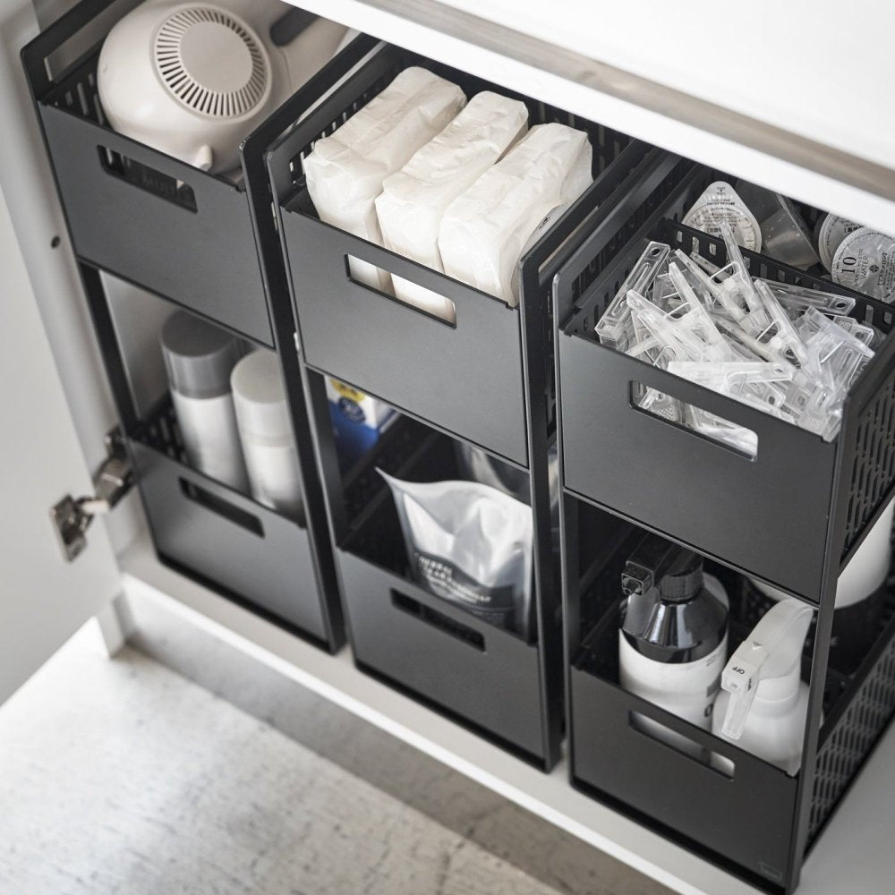 Two - Tier Cabinet Storage Basket - FCHF CITY
