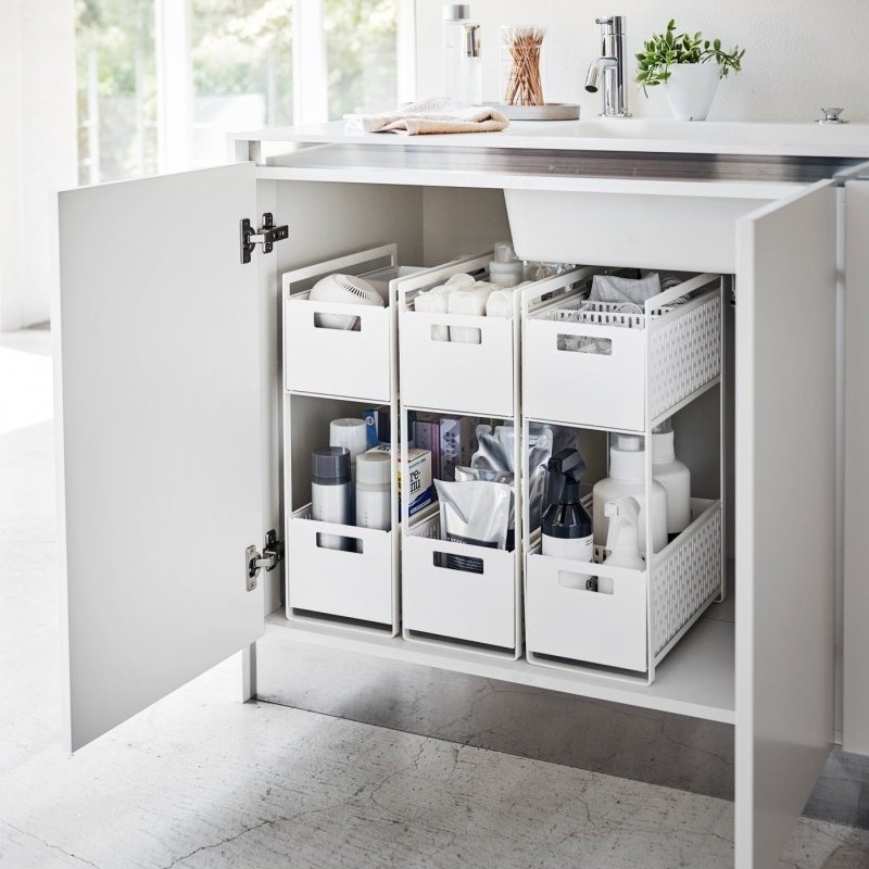 Two - Tier Cabinet Storage Basket - FCHF CITY