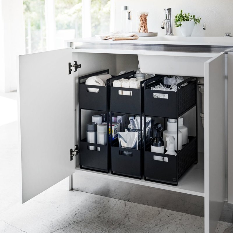 Two - Tier Cabinet Storage Basket - FCHF CITY