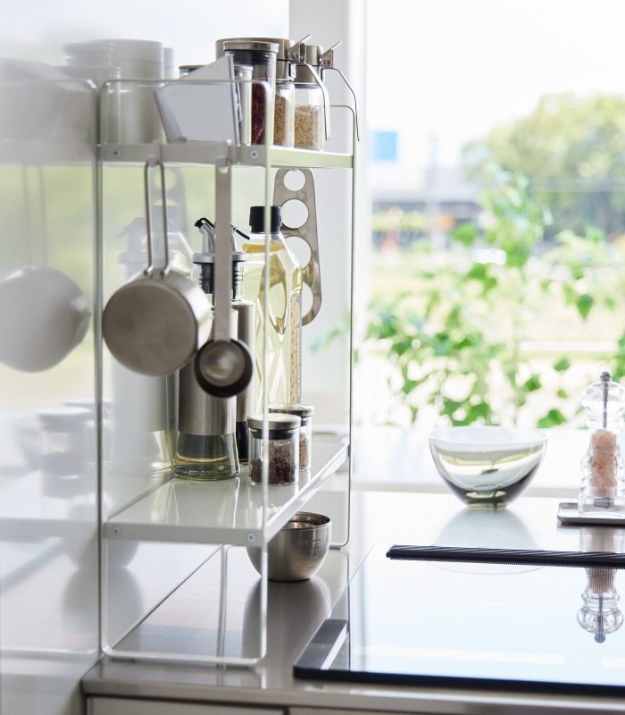 Two - Tier Countertop Rack - Steel - FCHF CITY