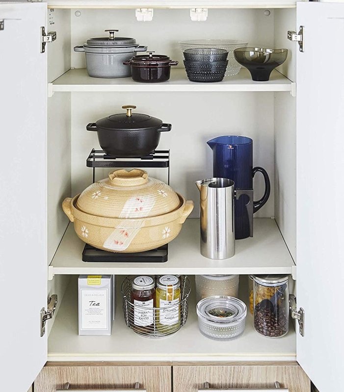 Two - Tier Pot Rack - Steel - FCHF CITY