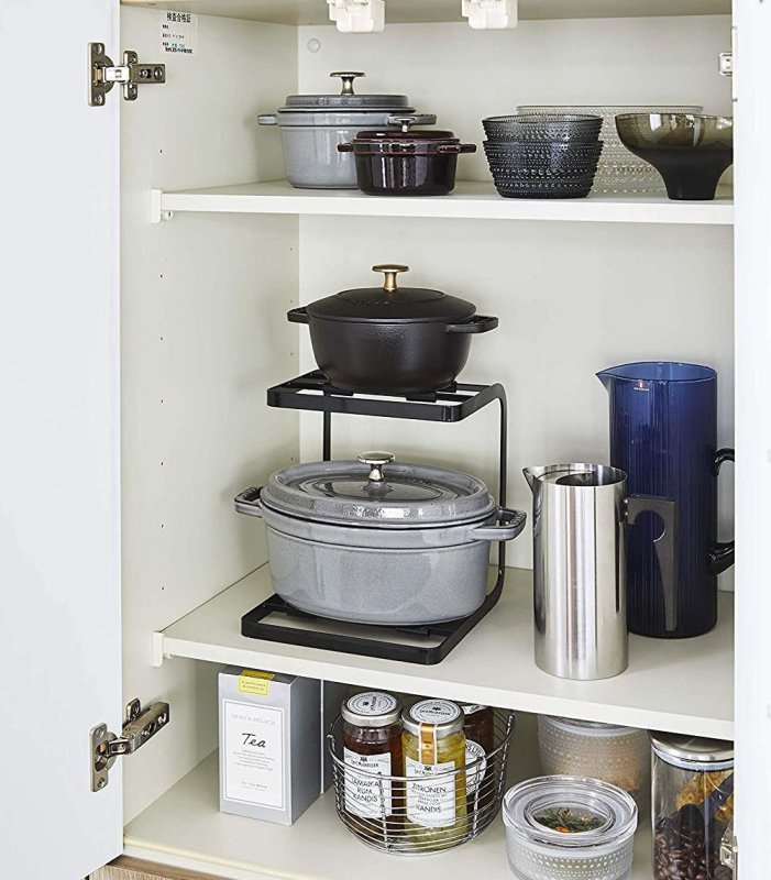 Two - Tier Pot Rack - Steel - FCHF CITY