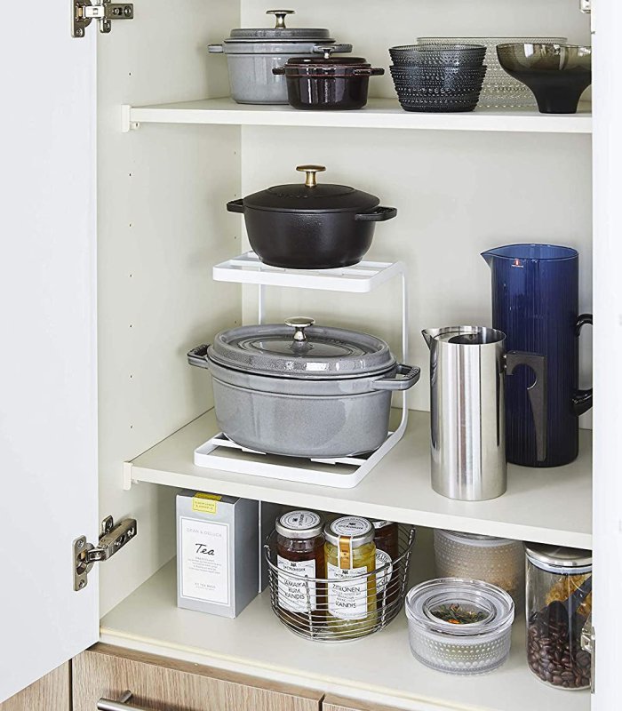Two - Tier Pot Rack - Steel - FCHF CITY