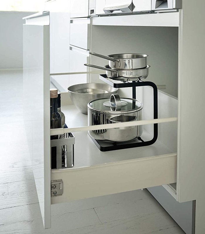 Two - Tier Pot Rack - Steel - FCHF CITY