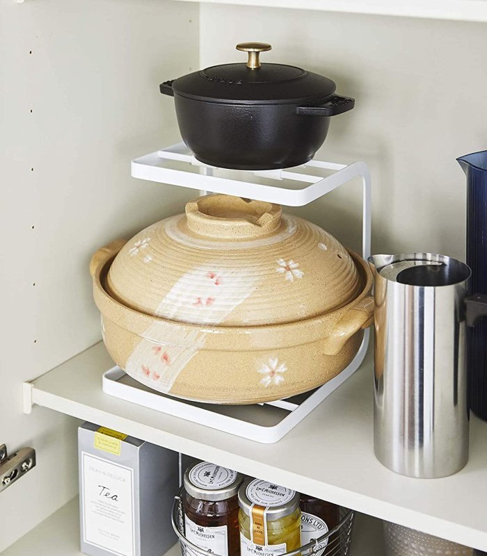 Two - Tier Pot Rack - Steel - FCHF CITY