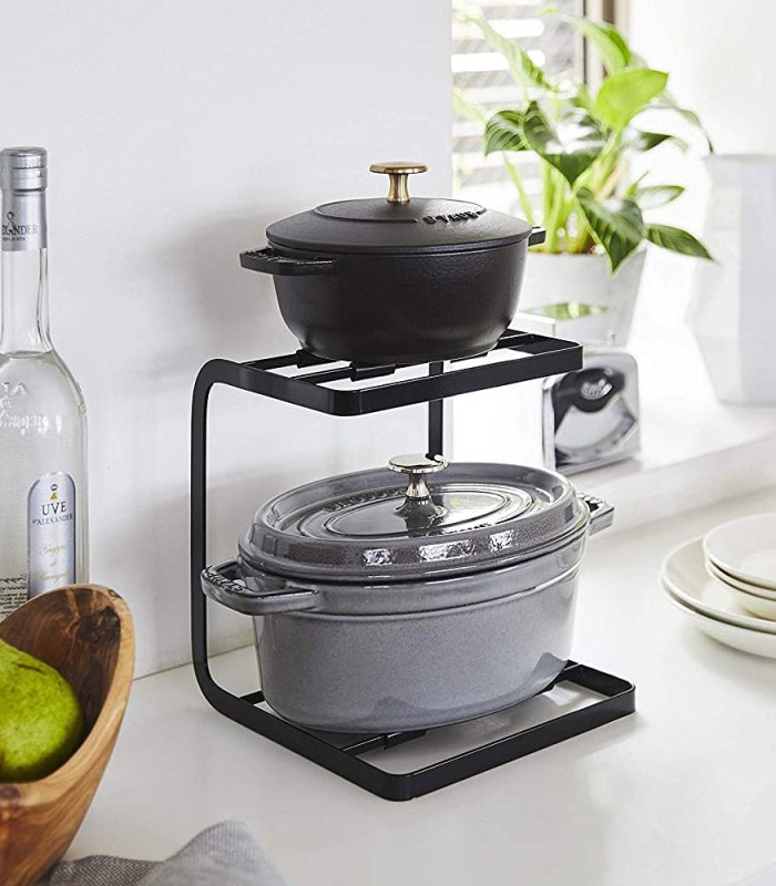 Two - Tier Pot Rack - Steel - FCHF CITY