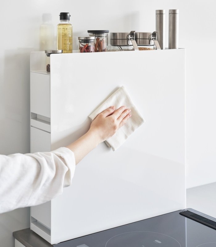 Two - Tier Sliding Drawer Seasoning Rack - Steel - FCHF CITY