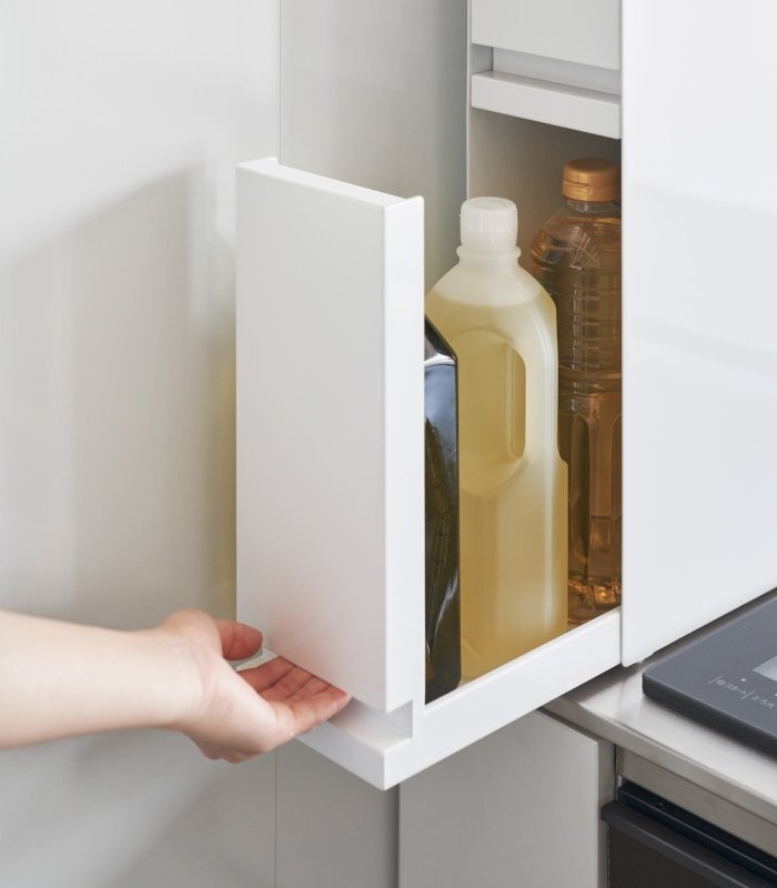 Two - Tier Sliding Drawer Seasoning Rack - Steel - FCHF CITY