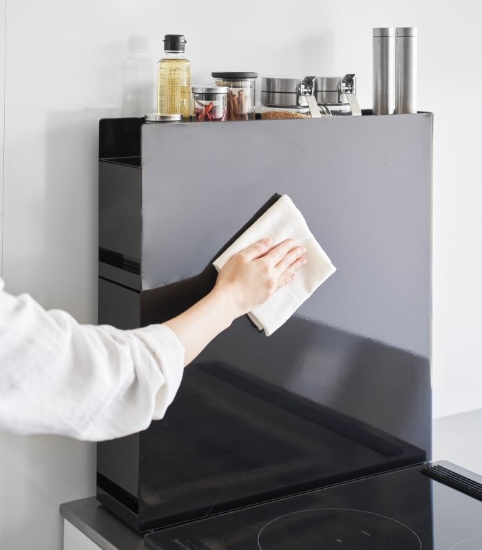 Two - Tier Sliding Drawer Seasoning Rack - Steel - FCHF CITY